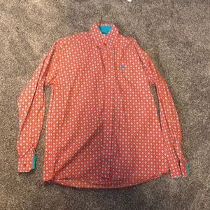 Cinch button down shirt